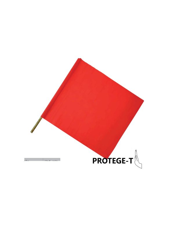 Bandera roja de señalización mod basic